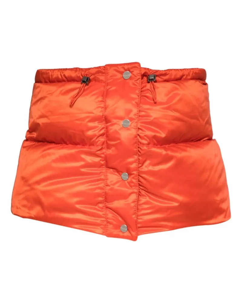 Max Mara Wattierter Schal mit Knöpfen - Orange Orange