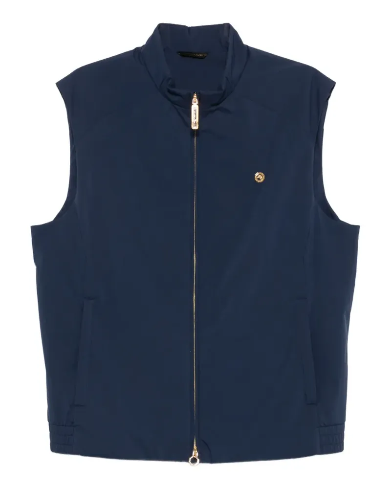 Stefano Ricci Equestrian logo-detail gilet - Blau Blau
