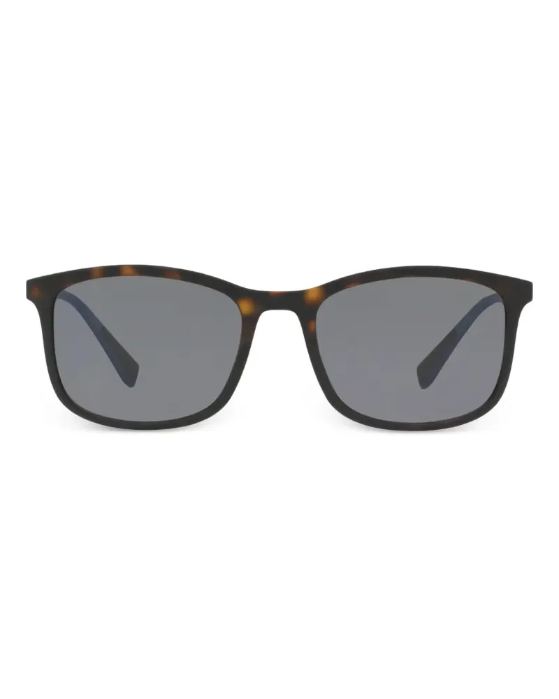 Prada Sonnenbrille mit eckigem Gestell - Braun Braun