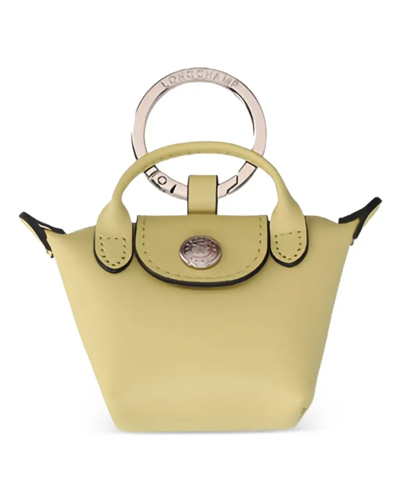 Longchamp Le Pliage Xtra leather keyring - Grün Grün