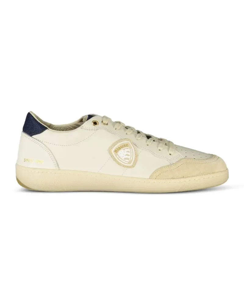 Blauer low top sneakers - Weiß Weiß