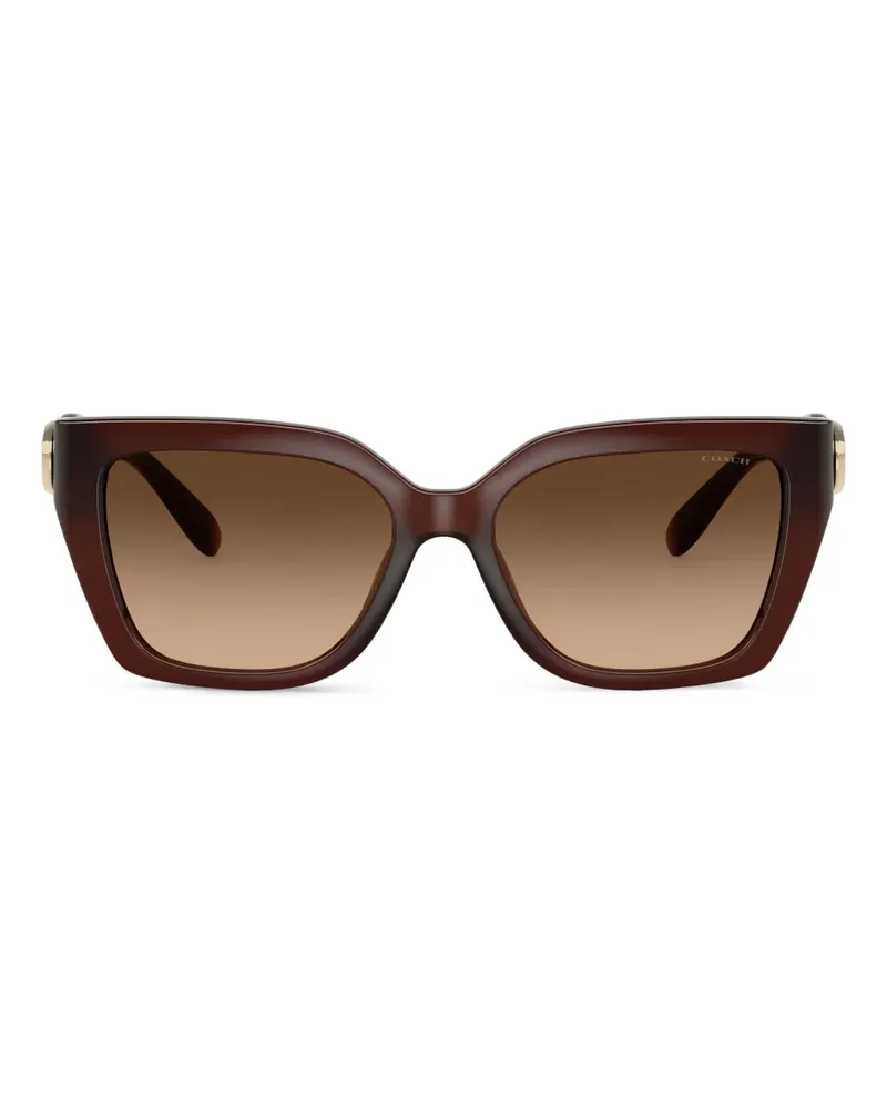 Coach Cat-Eye-Sonnenbrille - Braun Braun