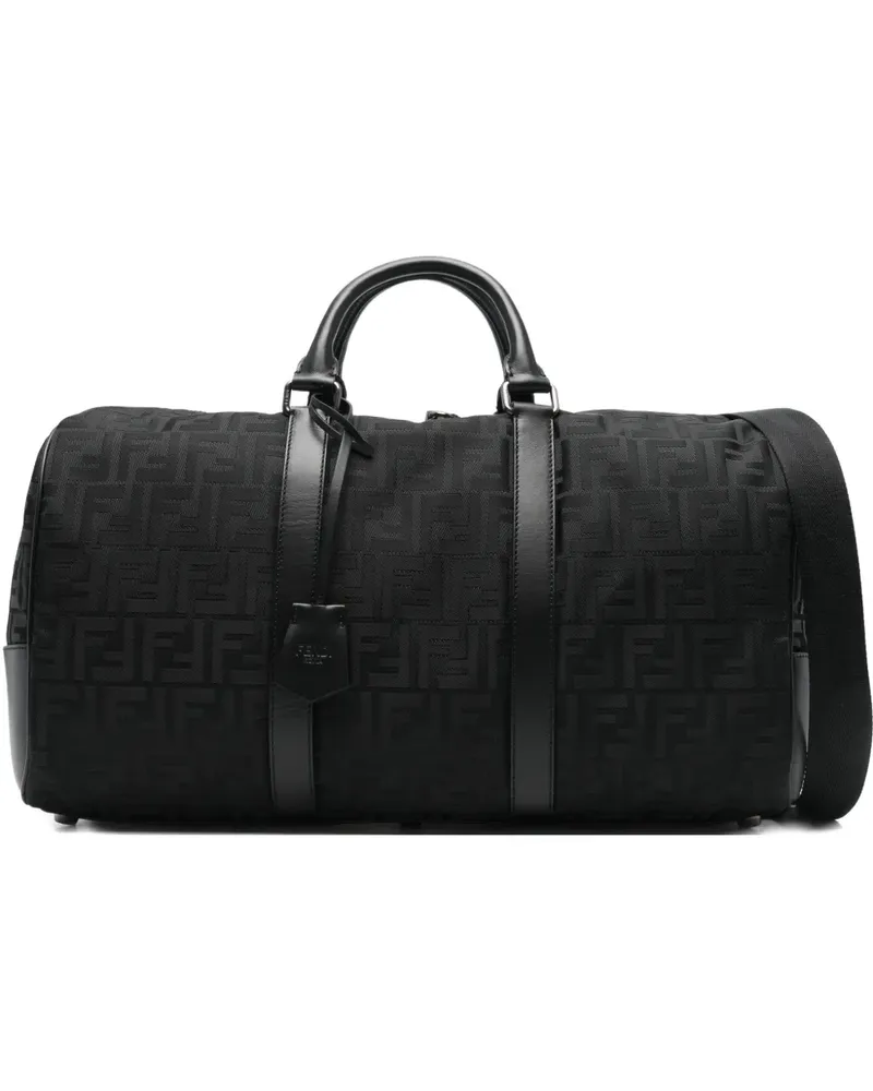 Fendi Reisetasche mit Monogrammmuster - Schwarz Schwarz