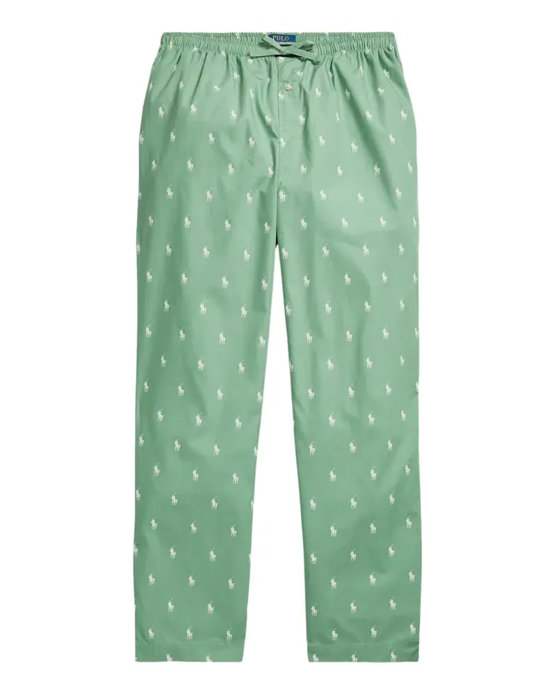 Ralph Lauren Pyjama mit Polo Pony-Muster - Grün Grün
