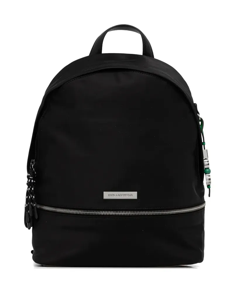 Karl Lagerfeld charm-detail backpack - Schwarz Schwarz