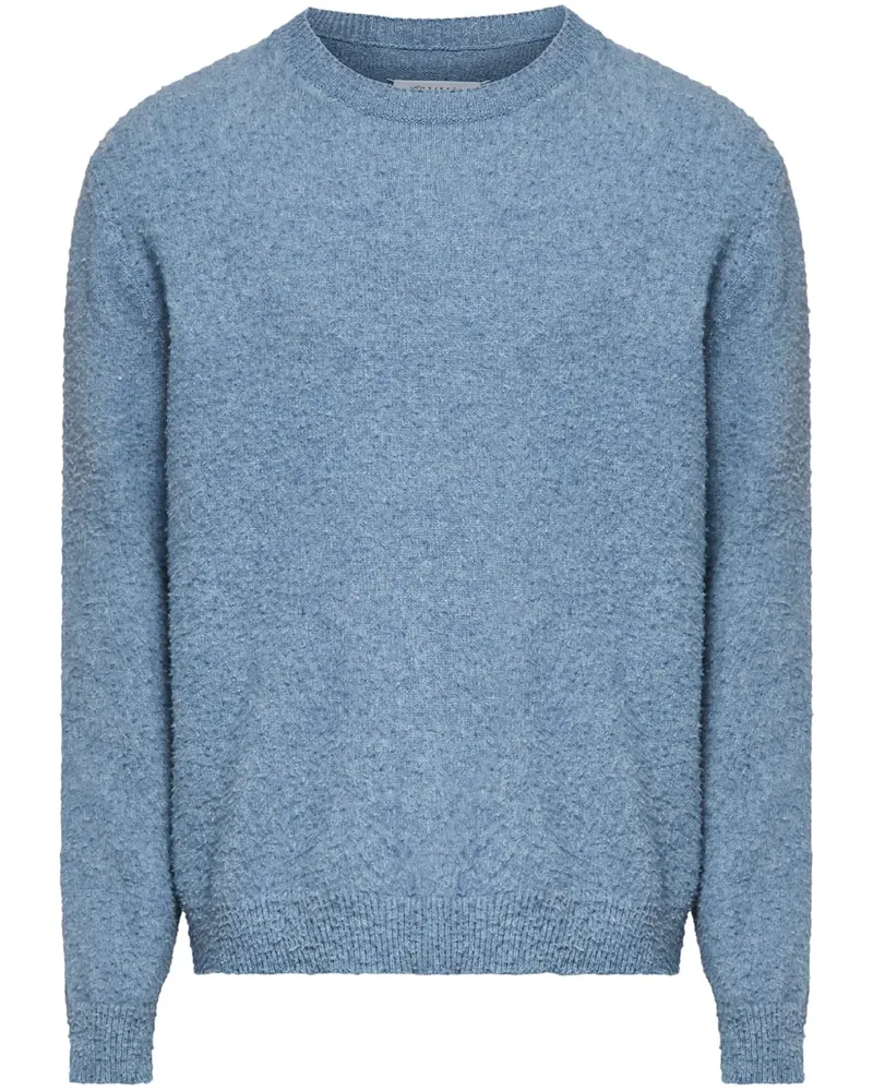Maison Margiela Gebürsteter Pullover - Blau Blau