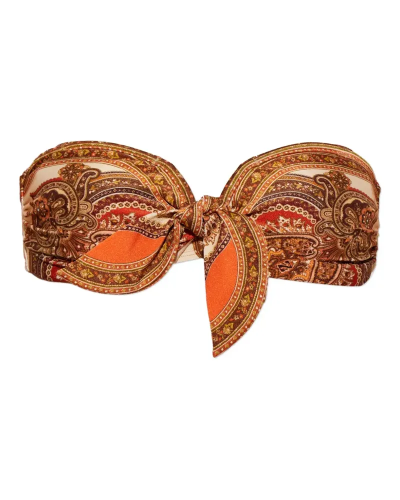 Zimmermann Mahon Scarf Bikinioberteil - Orange Orange