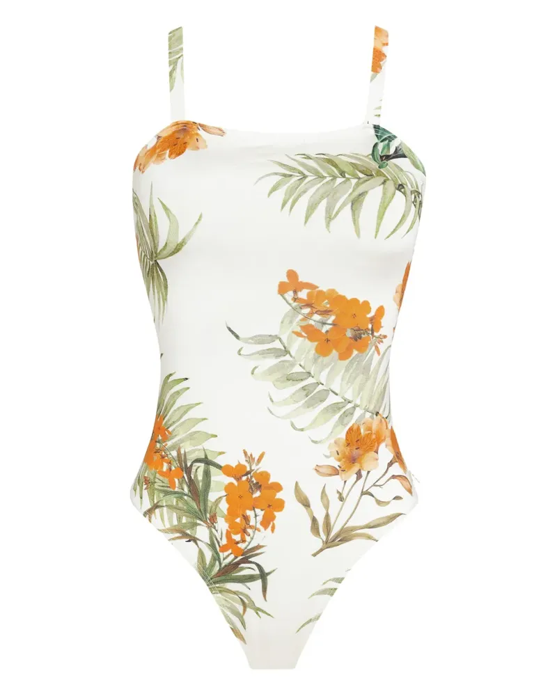 BRIGITTE Badeanzug mit Blumen-Print - Nude Nude
