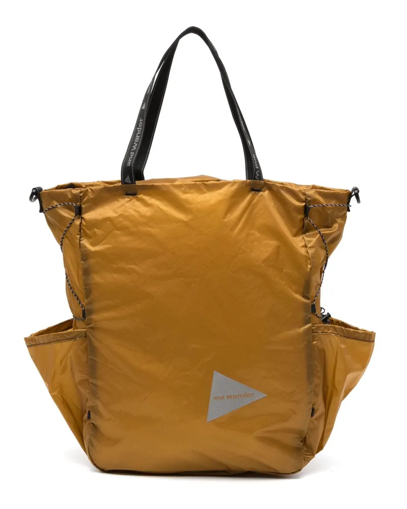 and wander Sil Tote Bag - Orange Orange