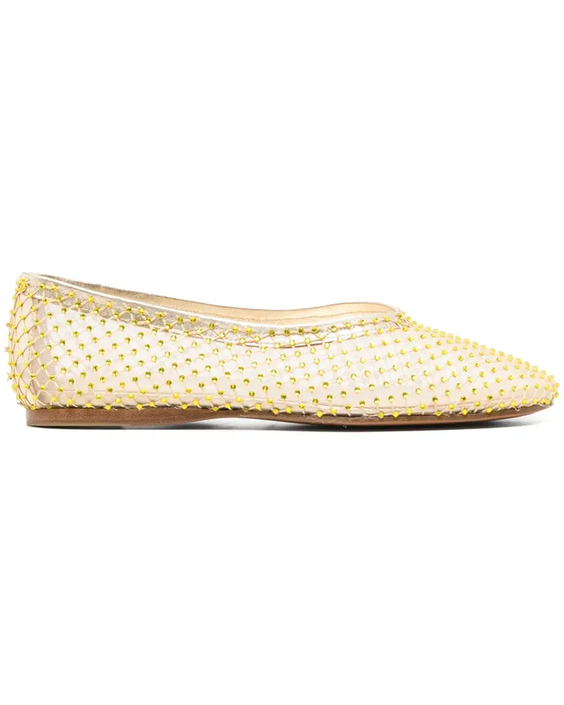 forte_forte Sneakers in Netzoptik - Gelb Gelb