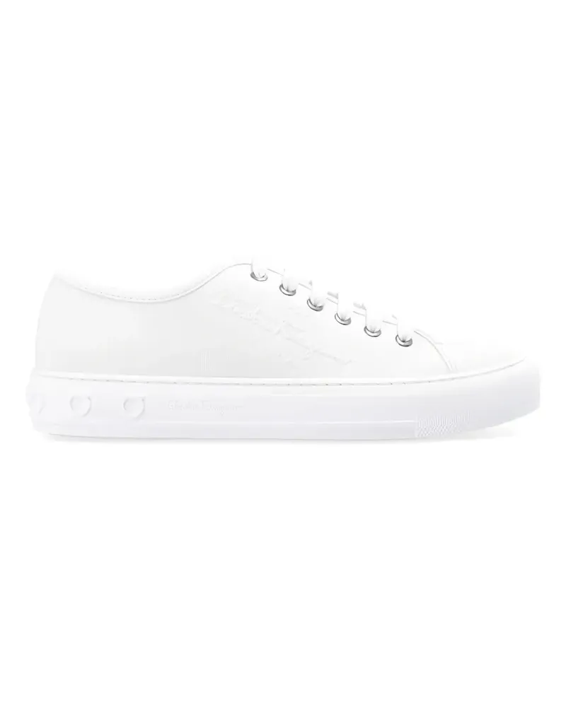 Ferragamo Mediterranean Sneakers aus Canvas - Weiß Weiß