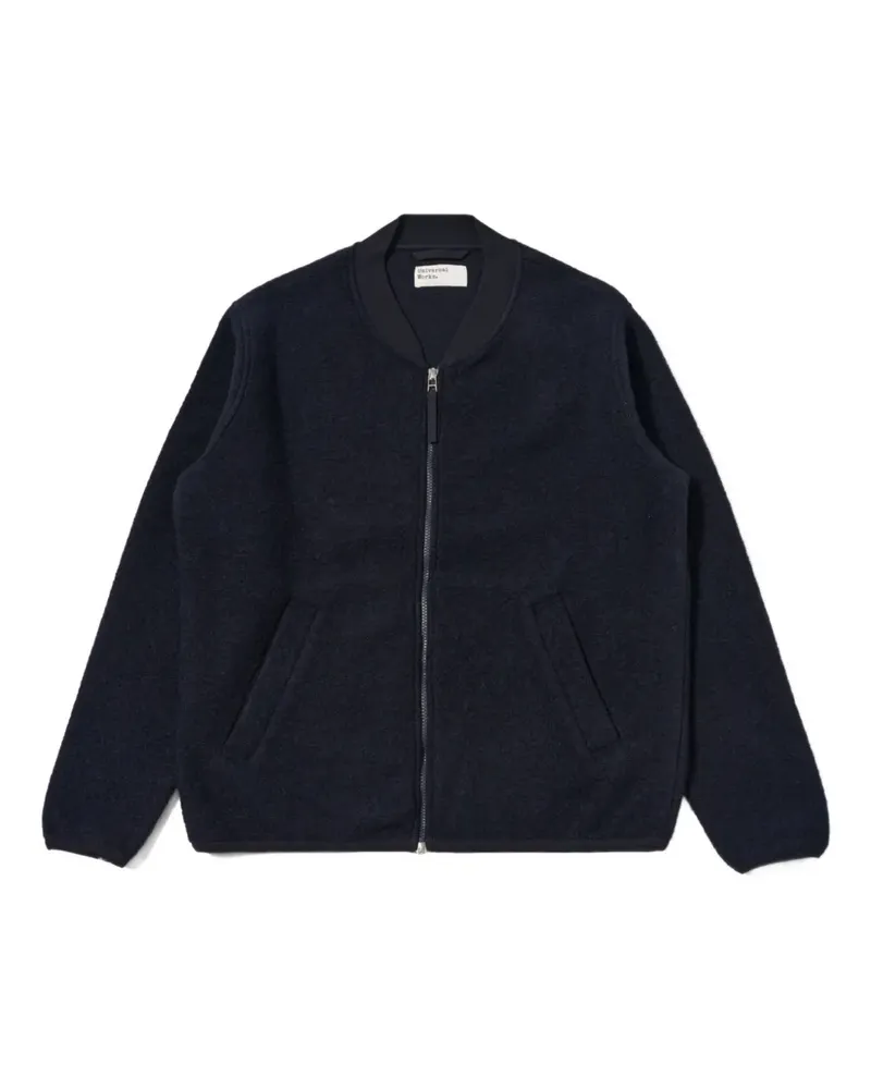Universal Works Bomberjacke mit Reißverschluss - Blau Blau