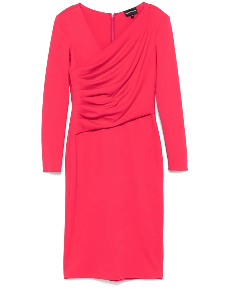 Emporio Armani Plissiertes Minikleid - Rosa Rosa