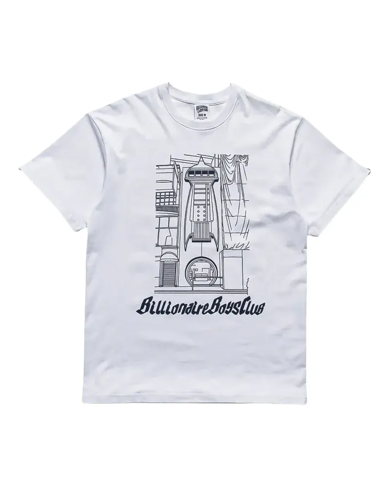 Billionaire Boys Club T-Shirt mit grafischem Print - Weiß Weiß