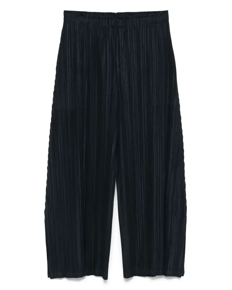 Issey Miyake Hose mit Bundfalten - Blau Blau