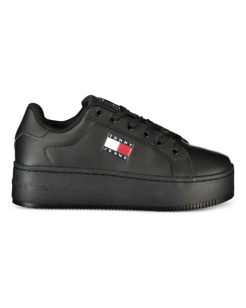 Tommy Hilfiger logo-detail sneakers - Schwarz Schwarz