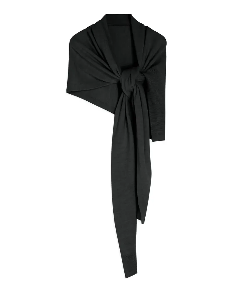 Christophe Lemaire Gewickelter Schal - Schwarz Schwarz