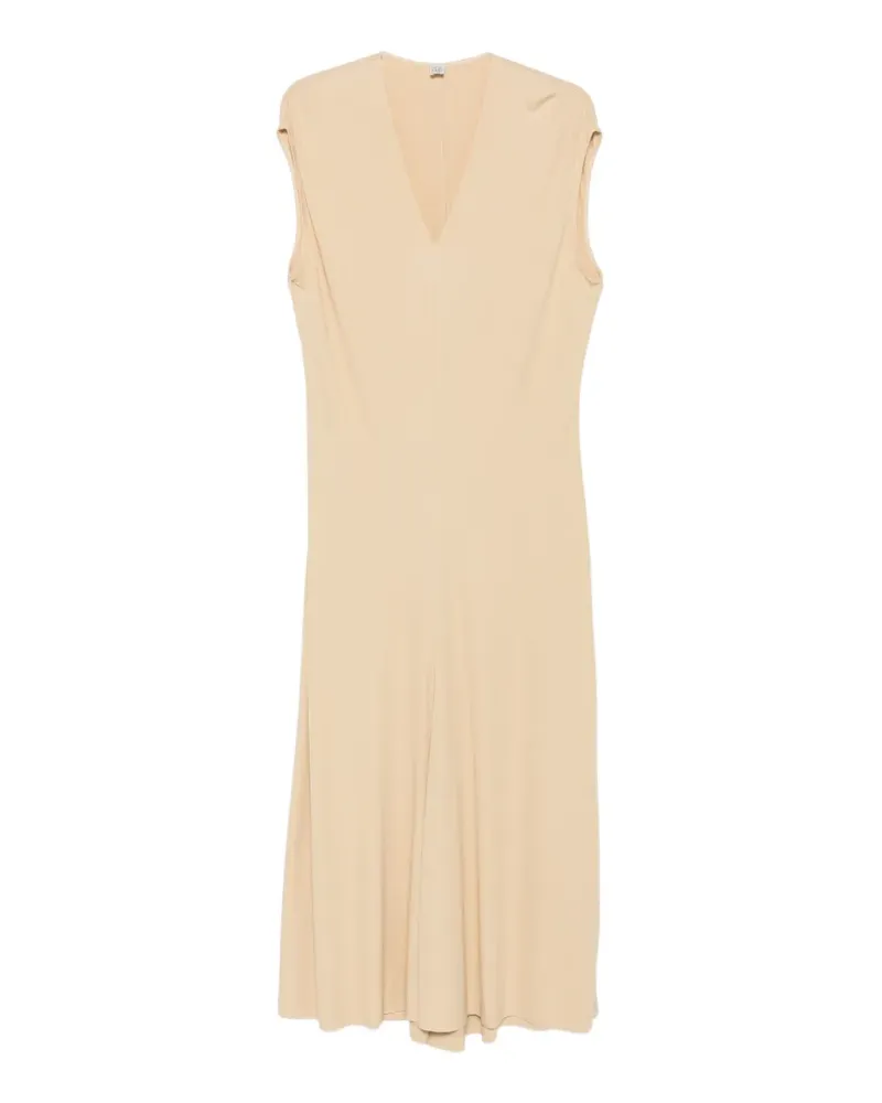 Totême V-neck jersey dress - Nude Nude