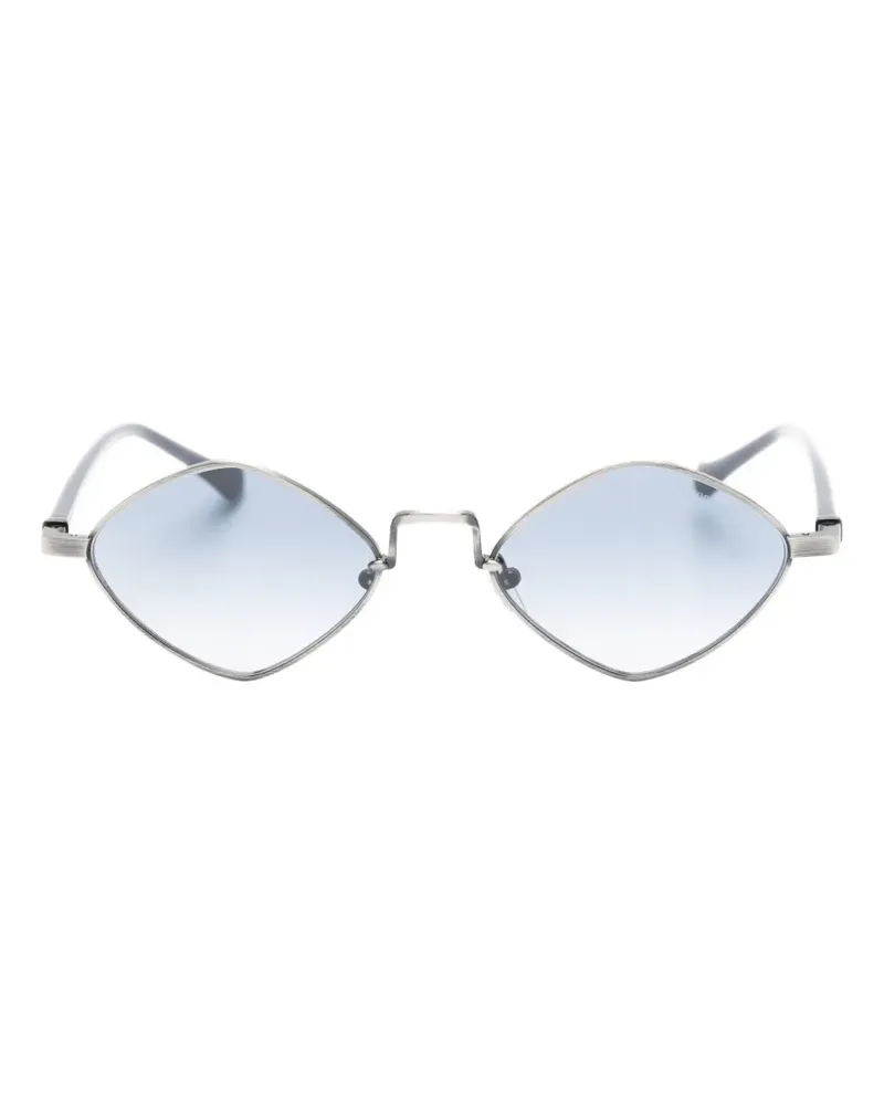 Emporio Armani geometric-frame sunglasses - Silber Silber