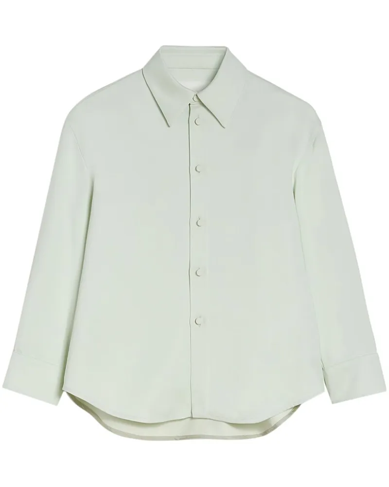 Jil Sander Hemd aus Popeline - Grün Grün
