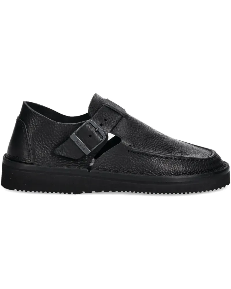 Fracap Loafer mit Schnallenverschluss - Schwarz Schwarz