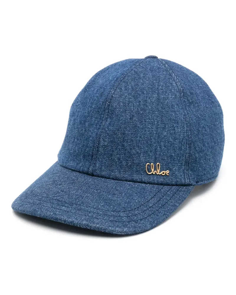 Chloé Iconic Baseballkappe - Blau Blau