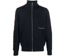 Bomberjacke mit Logo-Print - Blau