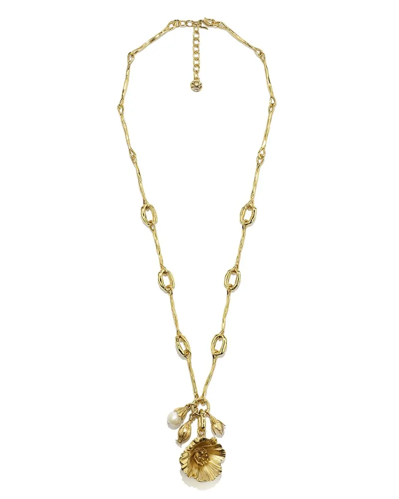 Goossens Paris Fleur de Pavot Halskette - Gold Gold