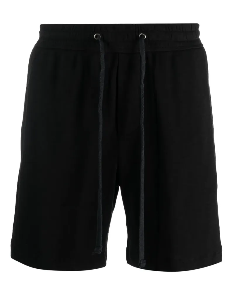 James Perse Melierte Joggingshorts - Schwarz Schwarz