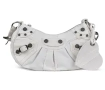 Le Cagole Schultertasche - Weiß