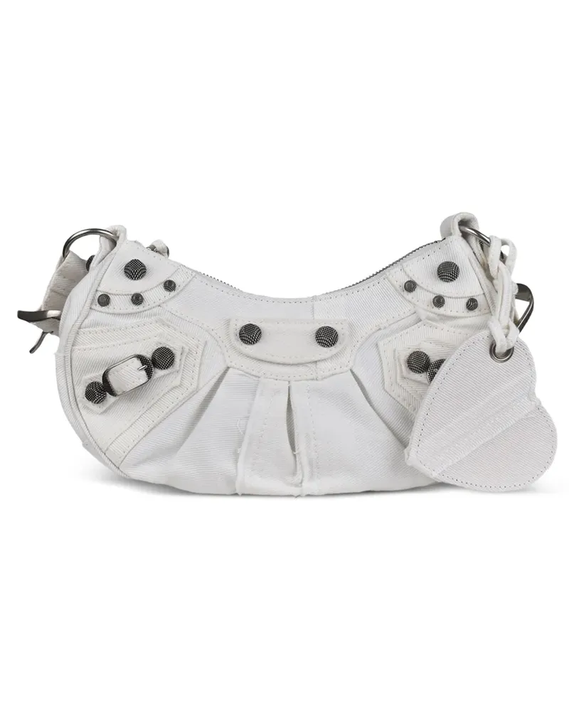 Balenciaga Le Cagole Schultertasche - Weiß Weiß