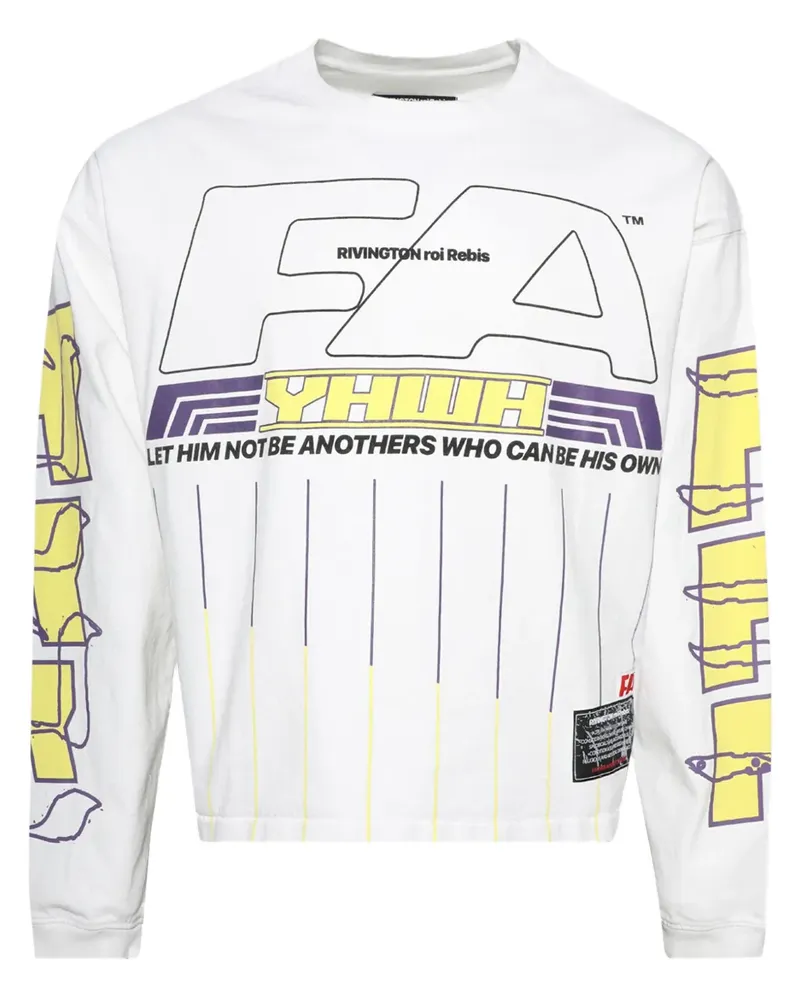 RRR123 His Own Racing T-Shirt - Weiß Weiß