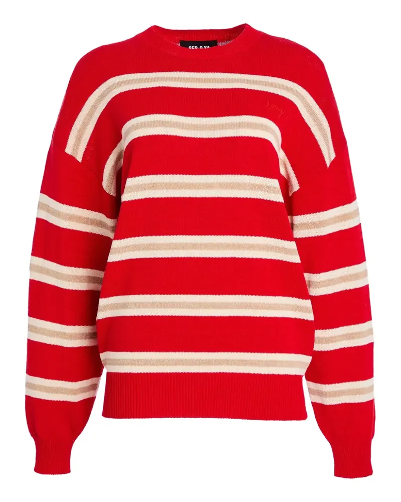 SER.O.YA Cassian Pullover - Rot Rot