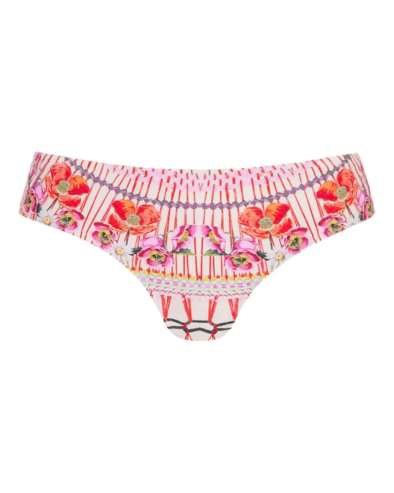 Temperley London Pomegranate Bikini mit Blumen-Print - Rosa Rosa