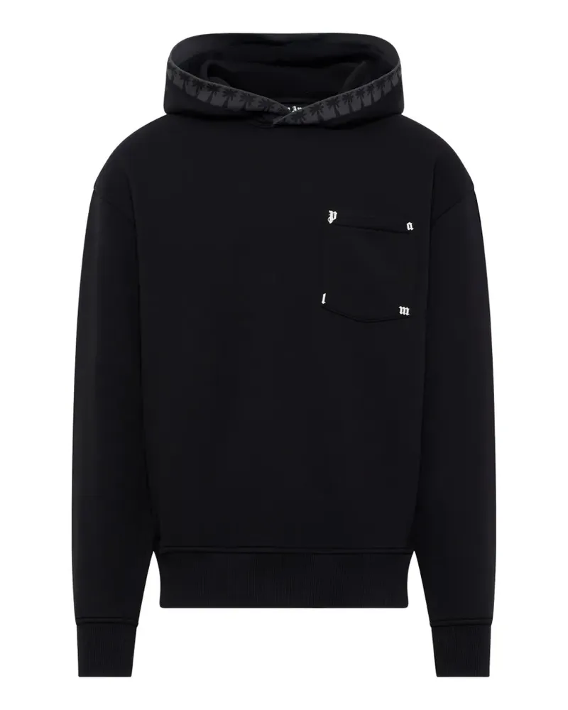 Palm Angels Palm Rib hoodie - Schwarz Schwarz