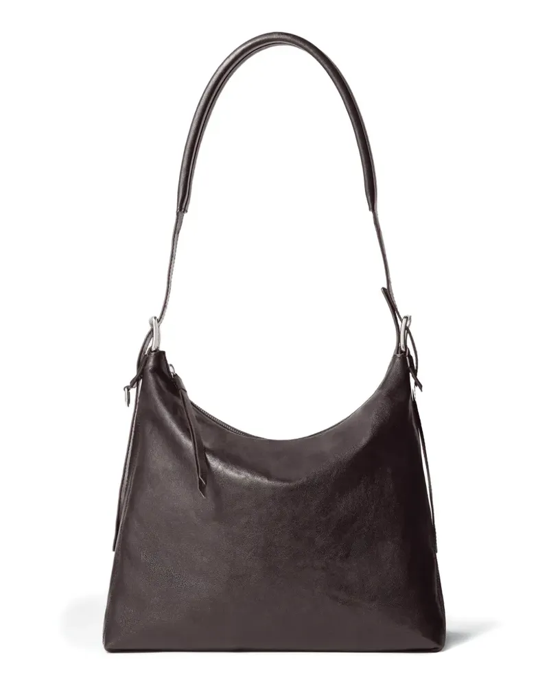 Christophe Lemaire belted hobo bag - Braun Braun