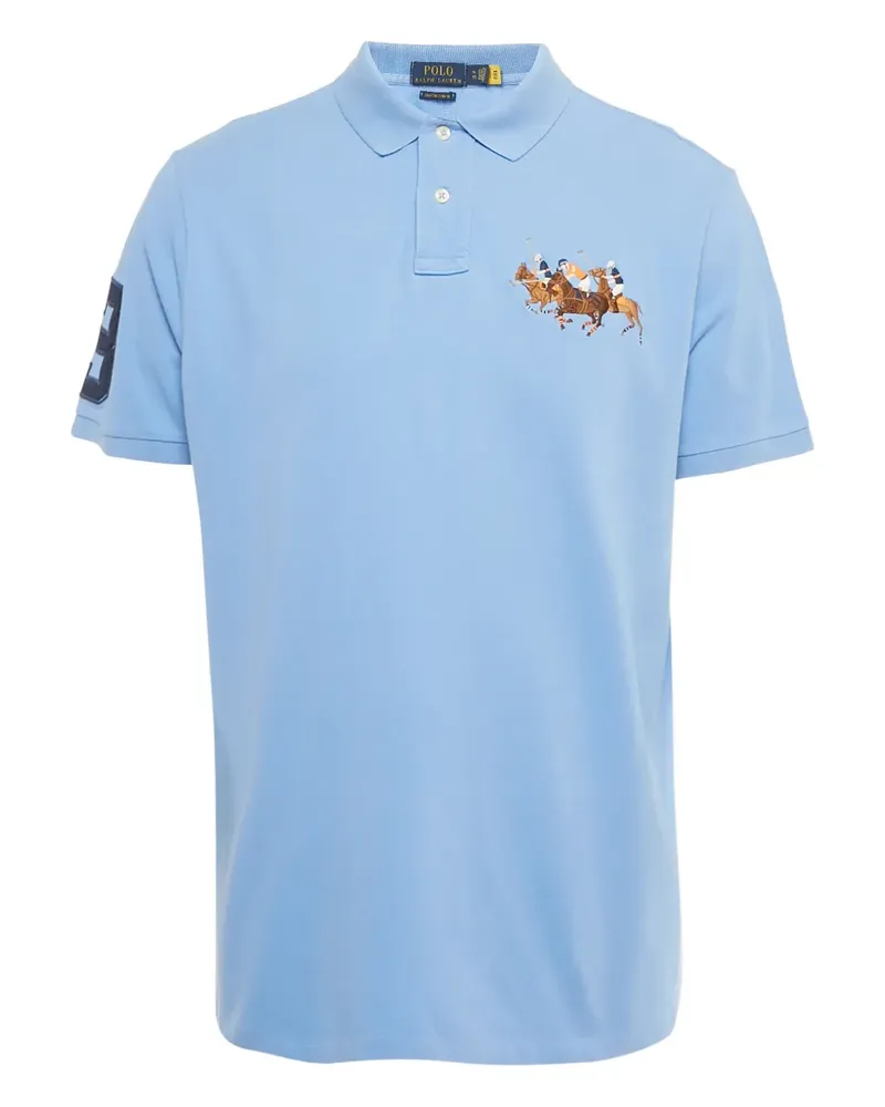 Ralph Lauren light-blue graphic polo shirt - Blau Blau