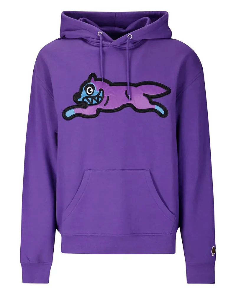 ICECREAM Sati Running Dog Popover Hoodie mit Hundeapplikation - Violett Violett