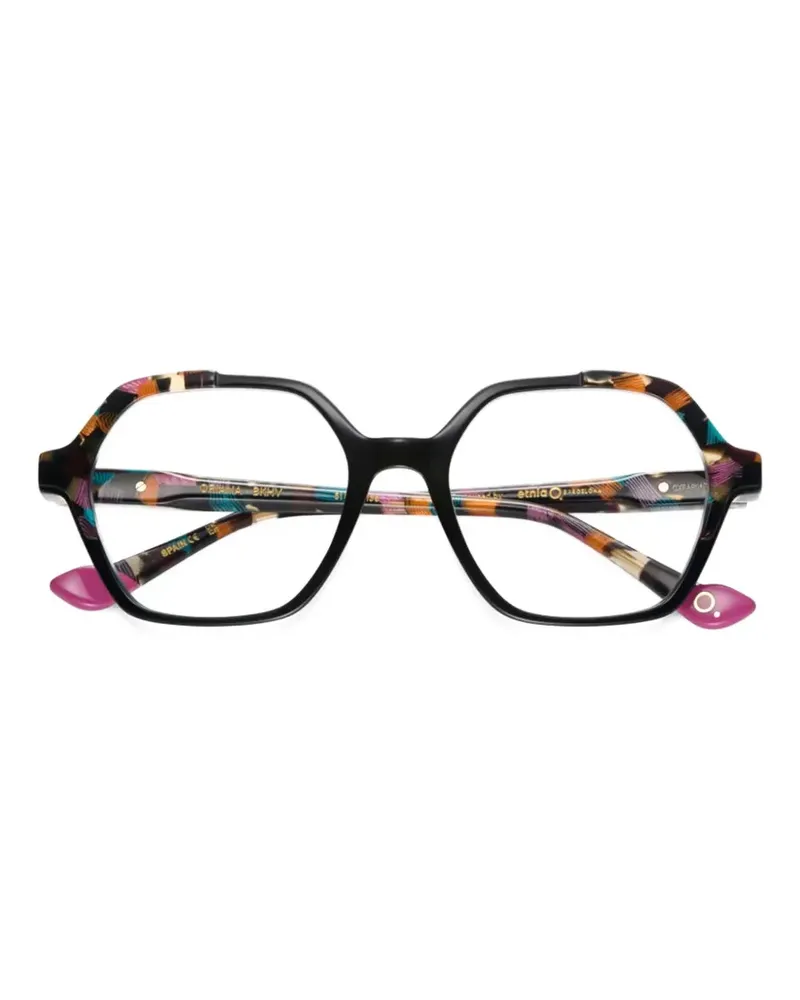 Etnia Barcelona Oriana Brille mit geometrischem Gestell - Schwarz Schwarz