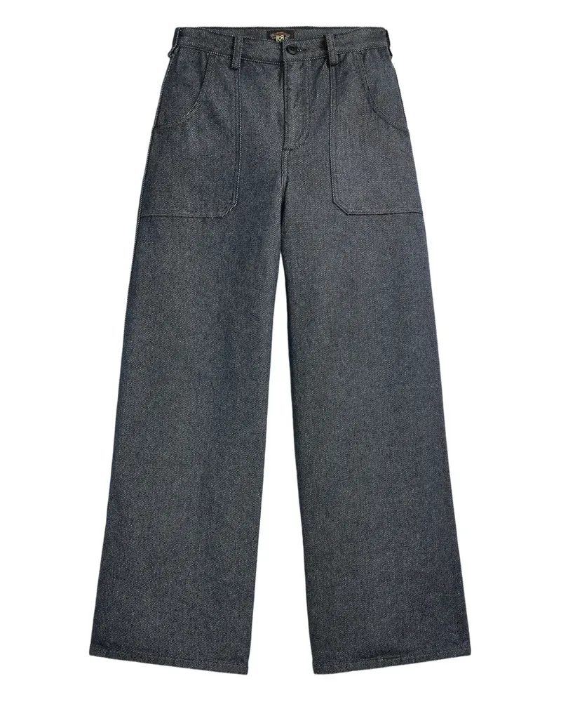 Ralph Lauren Hose mit hohem Bund - Blau Blau