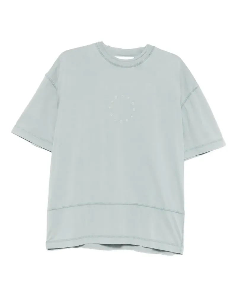 Études Studio T-Shirt mit lockerem Schnitt - Blau Blau