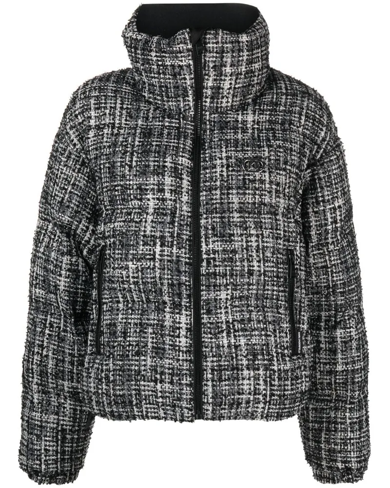 Karl Lagerfeld Bouclé-Jacke - Schwarz Schwarz