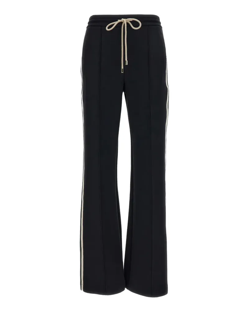 Max Mara Max Mara stripe-detail trousers - Schwarz Schwarz