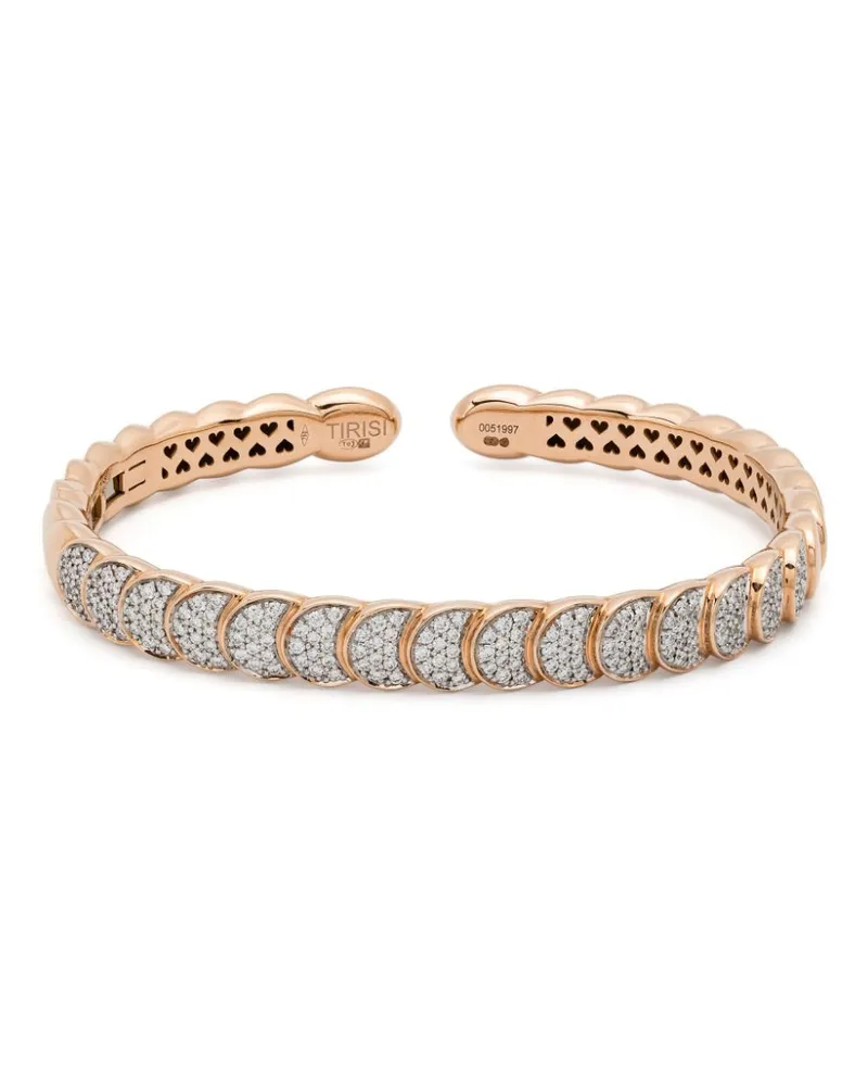 TIRISI 18kt Rotgoldarmband mit Diamanten - Rosa Rosa