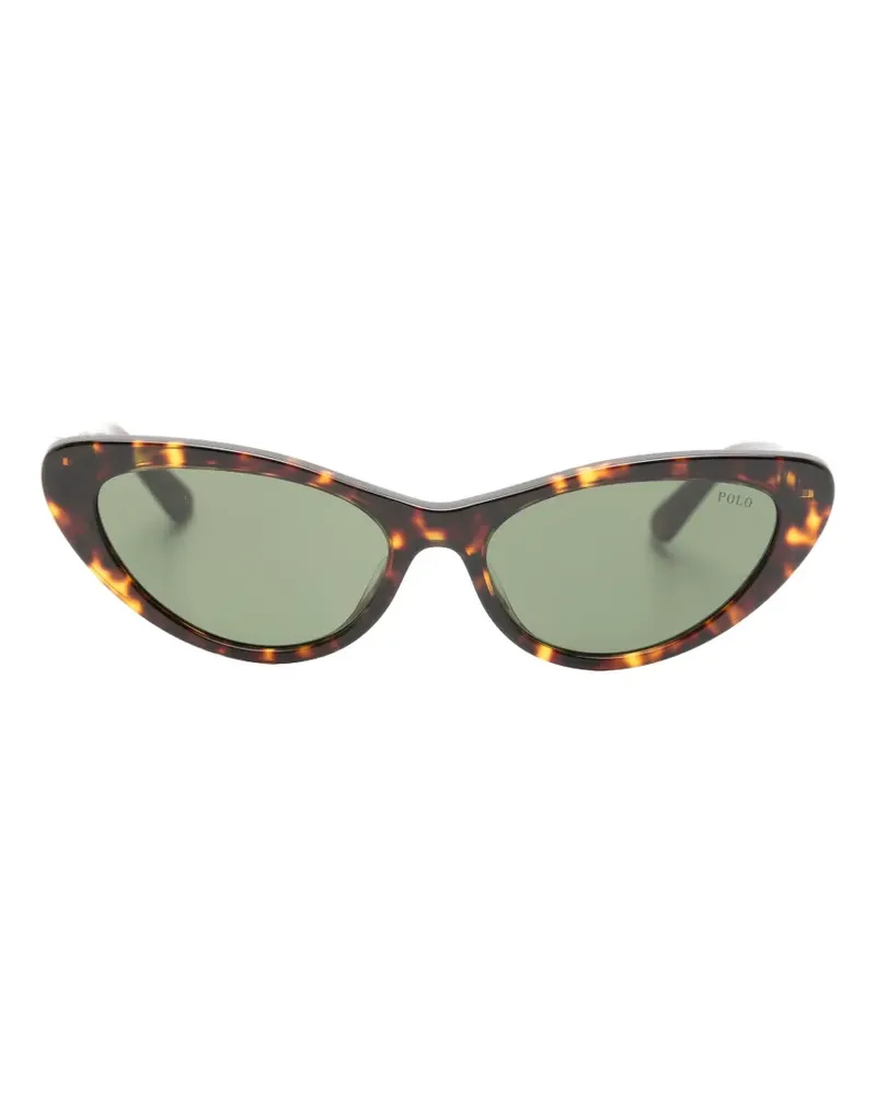 Ralph Lauren tortoiseshell-effect cat-eye sunglasses - Braun Braun