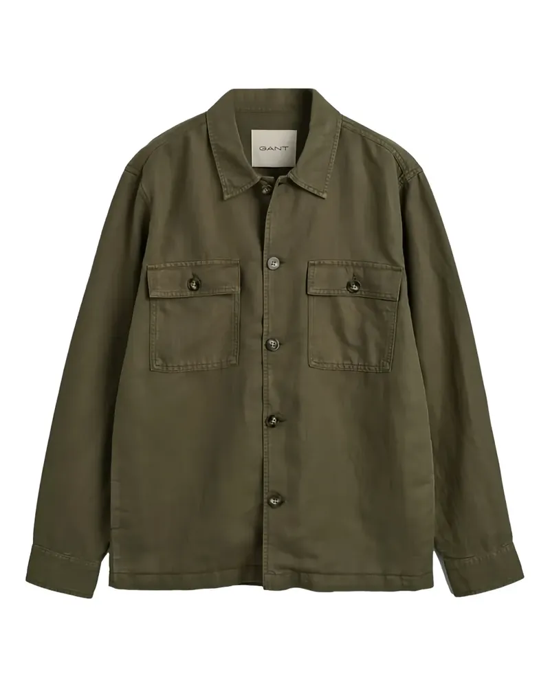 Gant buttoned pocket overshirt - Grün Grün