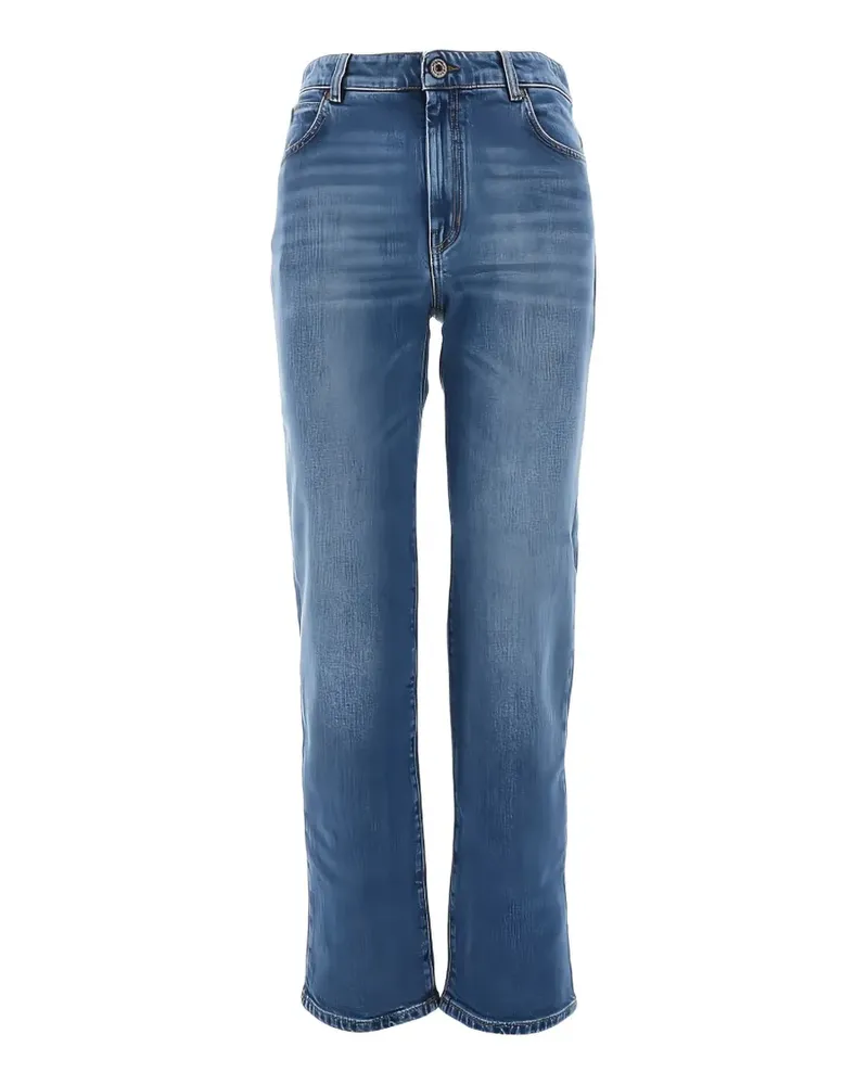 Max Mara Jeans mit geradem Bein - Blau Blau