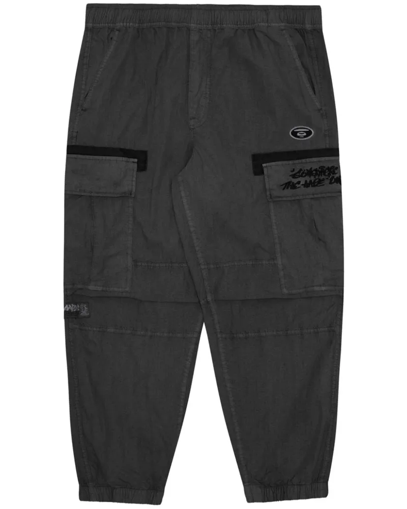 BAPE Tapered-Cargohose Schwarz