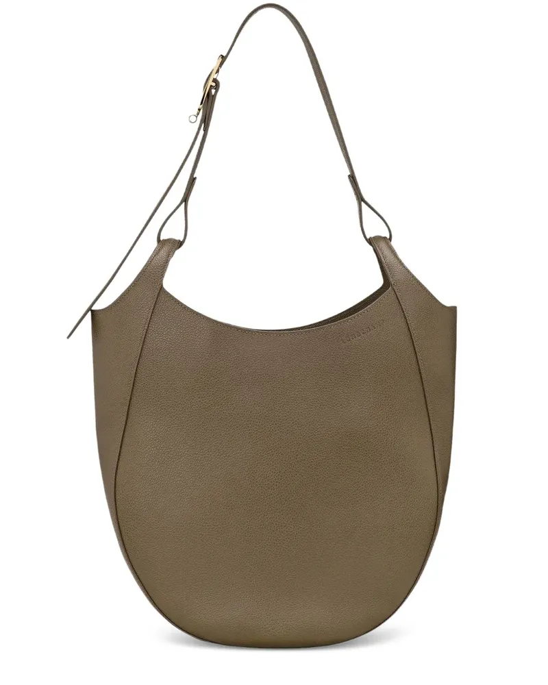 Longchamp Le Foulonné L Schultertasche - Grün Grün