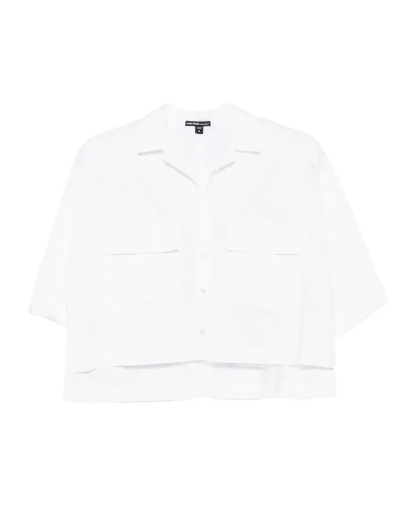 James Perse patch-pocket short-sleeve shirt - Weiß Weiß